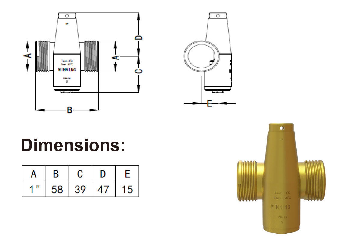 LF15-35-JQ Compact Heat Pump Freeze Protection Valve - Image 3
