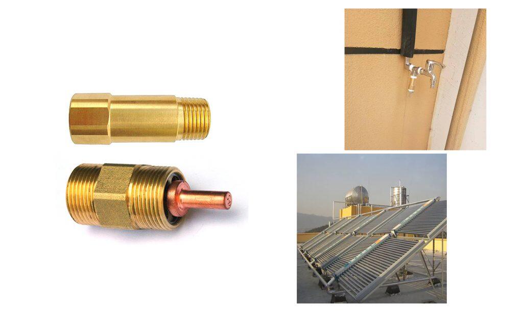freeze protection valve for solar systems water pipes 1